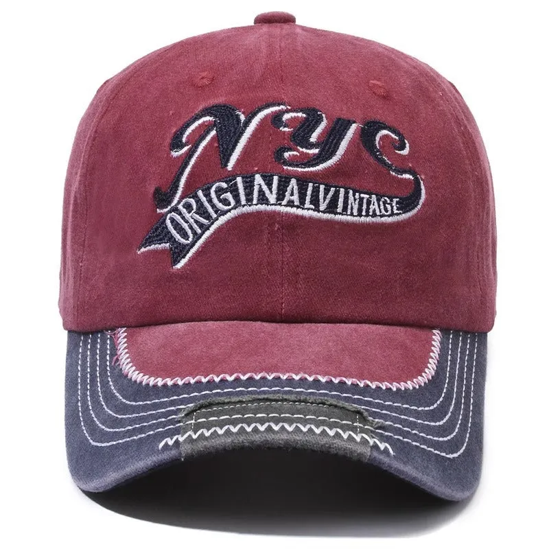 Herren Bestickte Vintage-Kappe Skanto