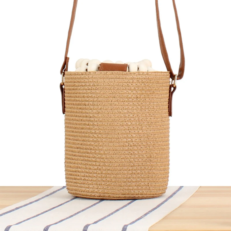 Handtasche aus gewebtem Naturmaterial Skanto