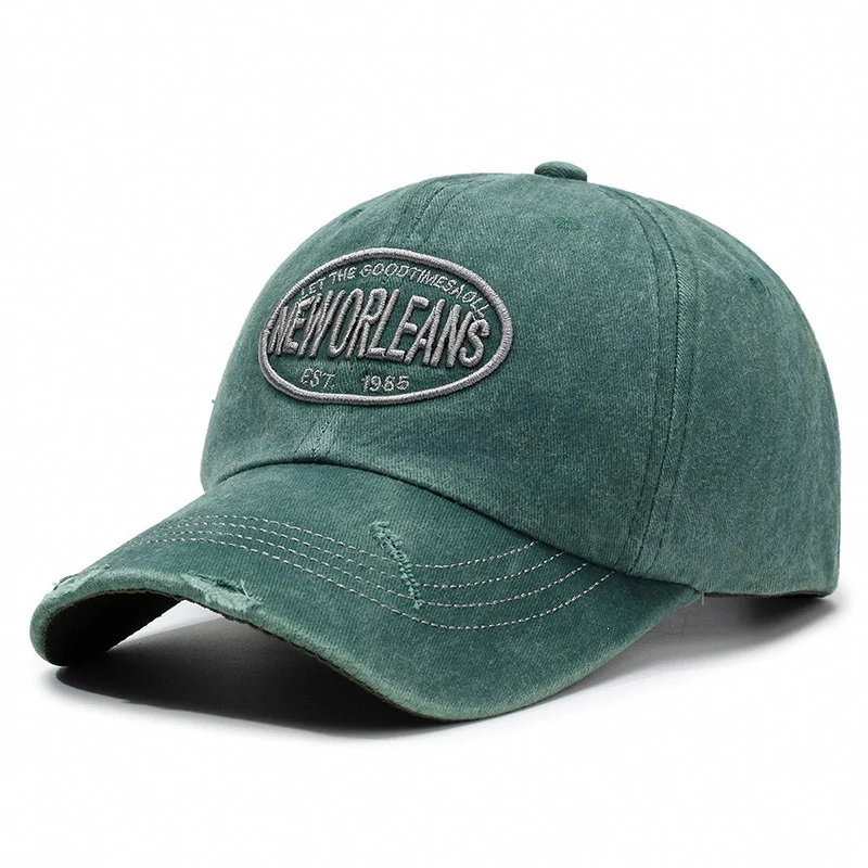 Damen Distressed Baumwoll Baseballkappe Skanto 1784083760