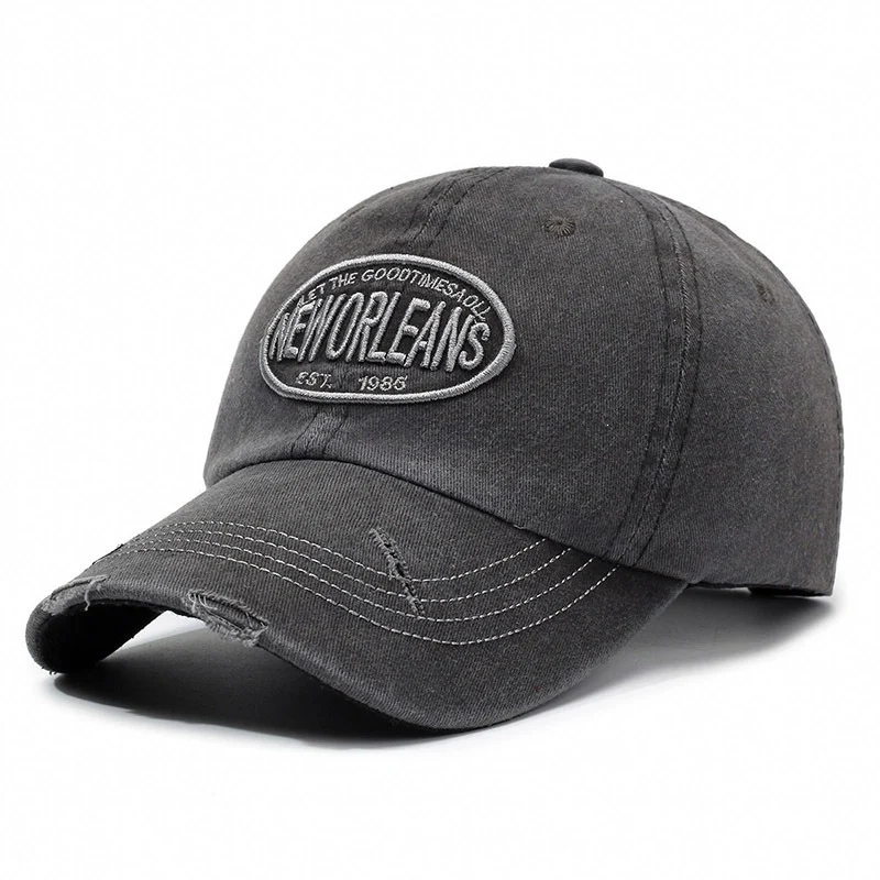 Damen Distressed Baumwoll Baseballkappe Skanto 1784083760