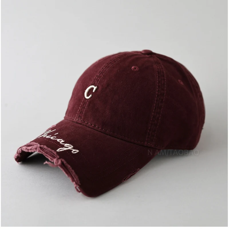 Damen Distressed Baumwoll Baseballkappe Skanto 1784083462