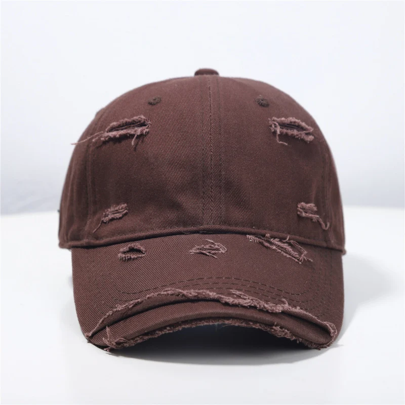 Damen Distressed Klassische Baseballkappe Skanto