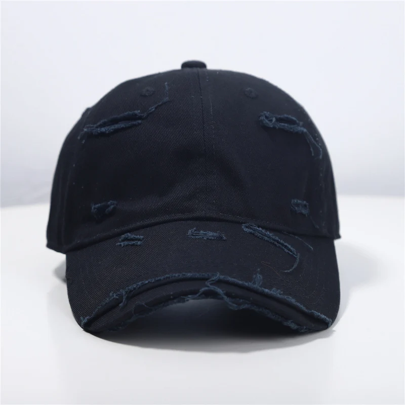 Damen Distressed Klassische Baseballkappe Skanto