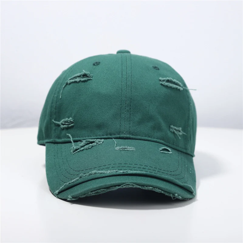Damen Distressed Klassische Baseballkappe Skanto