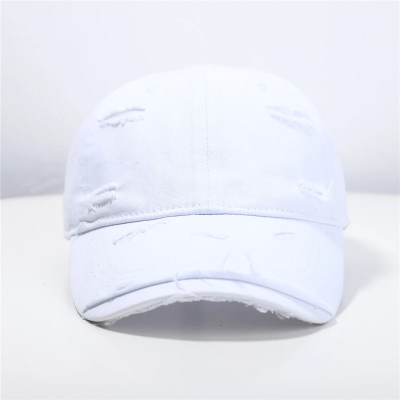 Damen Distressed Klassische Baseballkappe Skanto