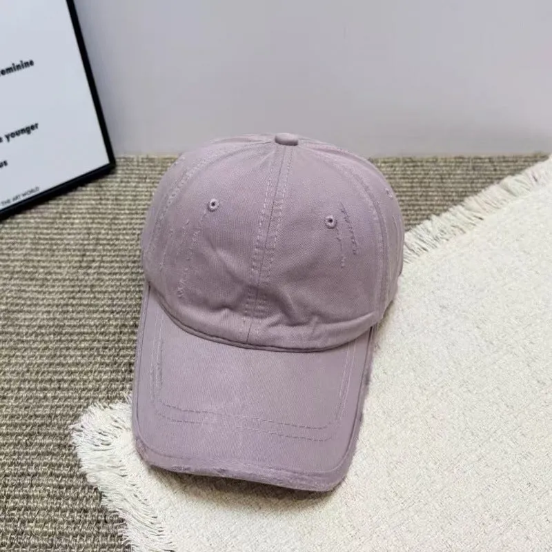 Damen Distressed Lässige Twill Baseballkappe Skanto