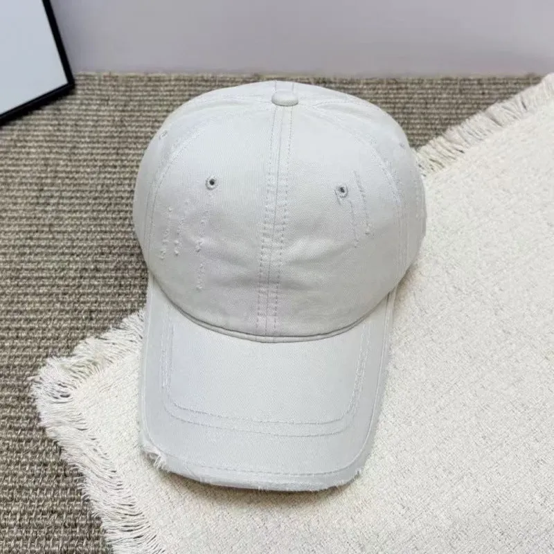 Damen Distressed Lässige Twill Baseballkappe Skanto