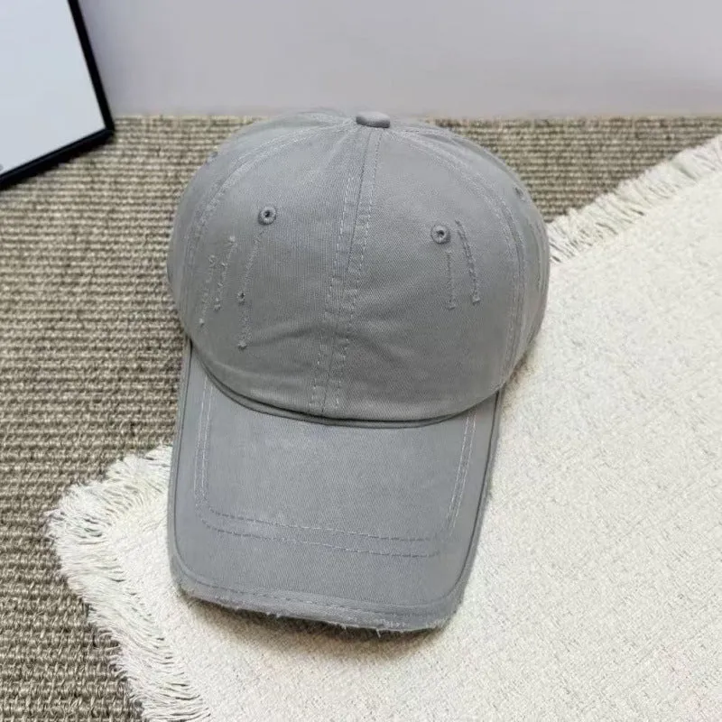 Damen Distressed Lässige Twill Baseballkappe Skanto