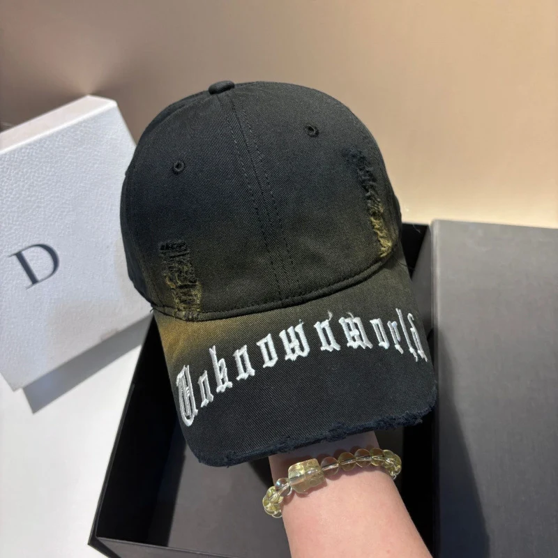 Herren Baseballkappe mit Used-Grafik Skanto