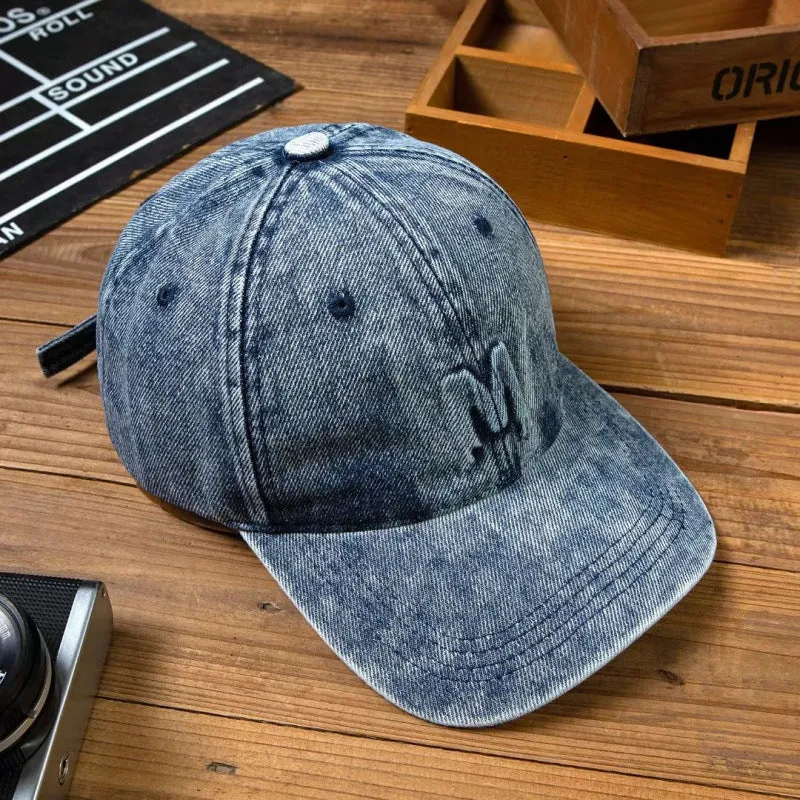 Herren Distressed Jeans-Baseballkappe Skanto