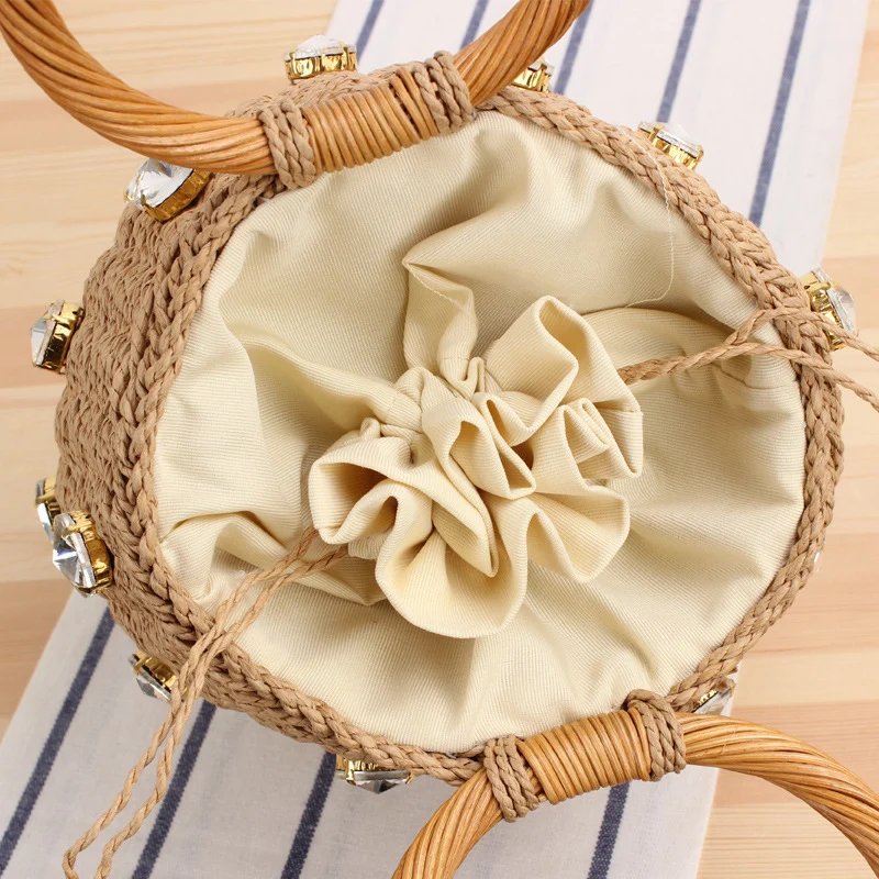 Handtasche mit Kristallakzenten Skanto