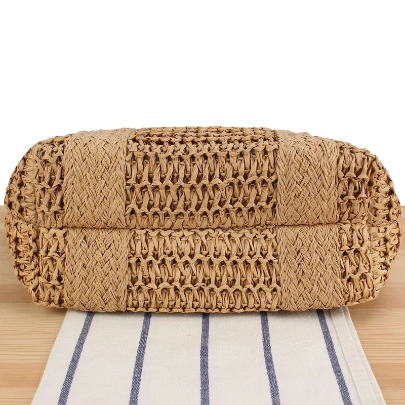 Handtasche mit Flechtdesign und abnehmbarem Schultergurt Skanto