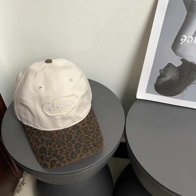 Lässige Damen-Baseballcap mit Animal-Print Skanto