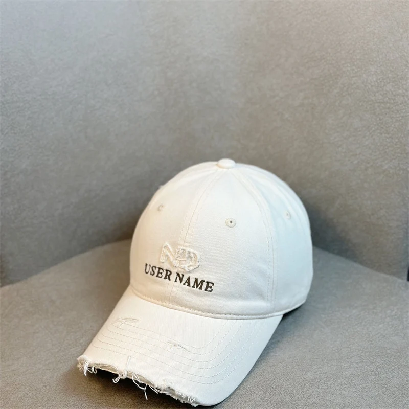 Damen Distressed Lässige Verstellbare Baseballkappe Skanto