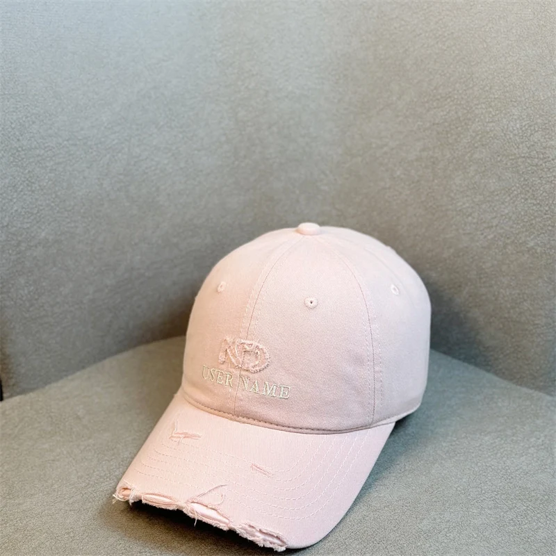 Damen Distressed Lässige Verstellbare Baseballkappe Skanto