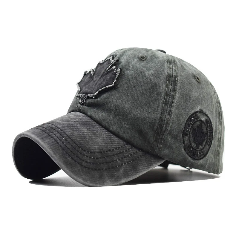 Damen Distressed Canvas Baseballkappe Skanto