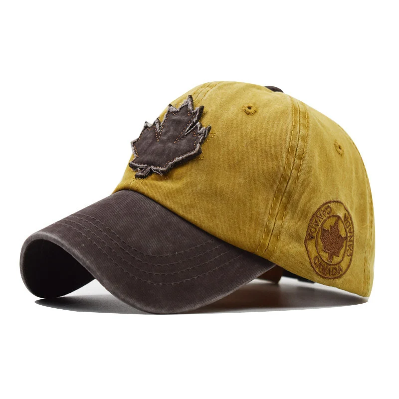 Damen Distressed Canvas Baseballkappe Skanto