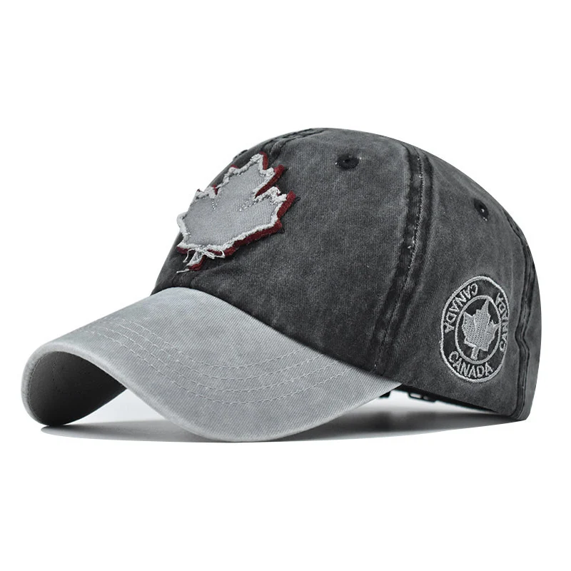 Damen Distressed Canvas Baseballkappe Skanto