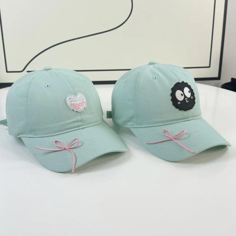 Damen Süße Baseballkappe mit Charakter-Stickerei Skanto