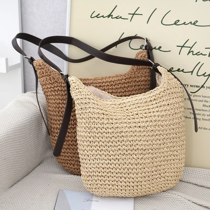 Handtasche aus gewebtem Naturmaterial Skanto