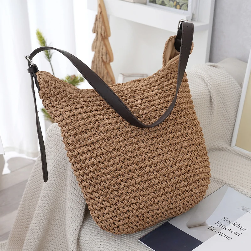 Handtasche aus gewebtem Naturmaterial Skanto
