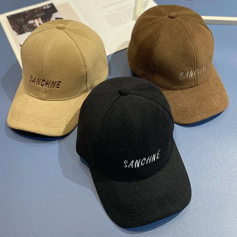 Damen Bestickte Woll-Baseballkappe Skanto
