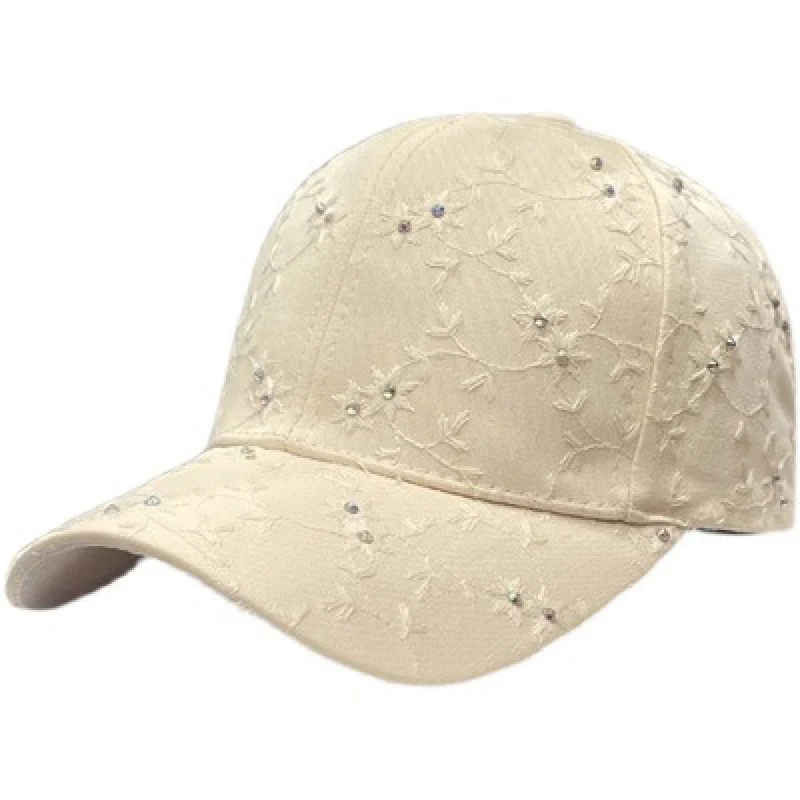 Bestickte Damen-Baseballkappe mit Strass-Detail Skanto
