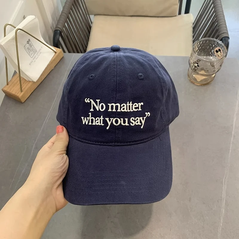Bestickte Motivationsspruch-Baseballkappe für Damen Skanto