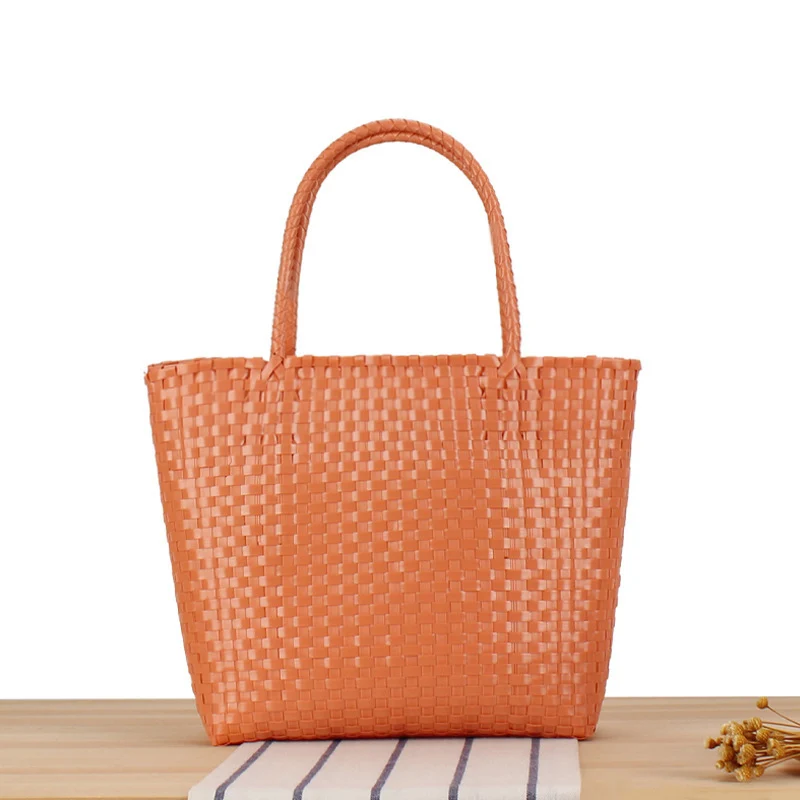 Moderne Strandtasche mit strapazierfähigem Geflecht Skanto