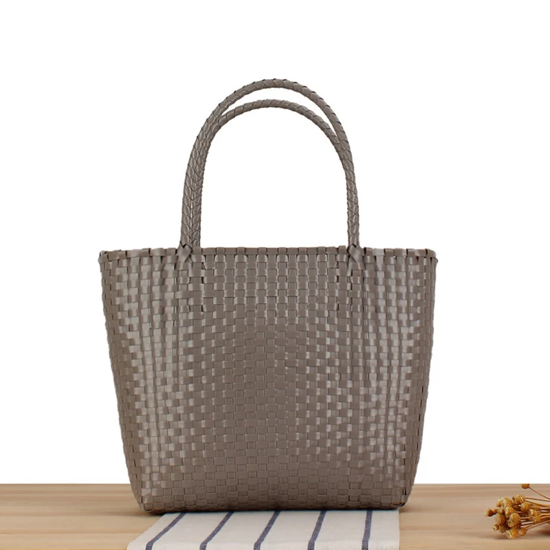 Moderne Strandtasche mit strapazierfähigem Geflecht Skanto