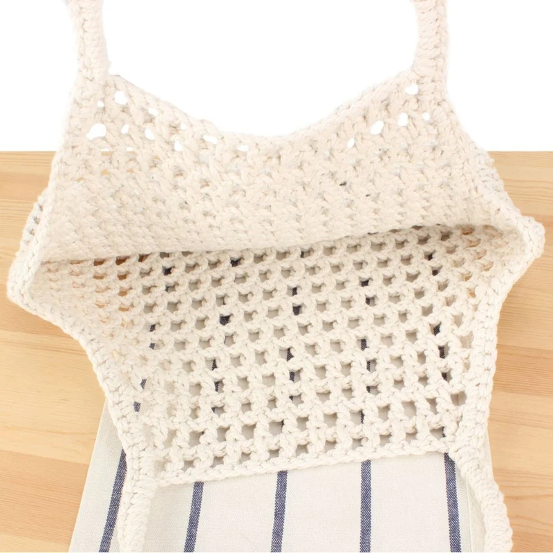 Moderne Makramee-Handtasche Skanto