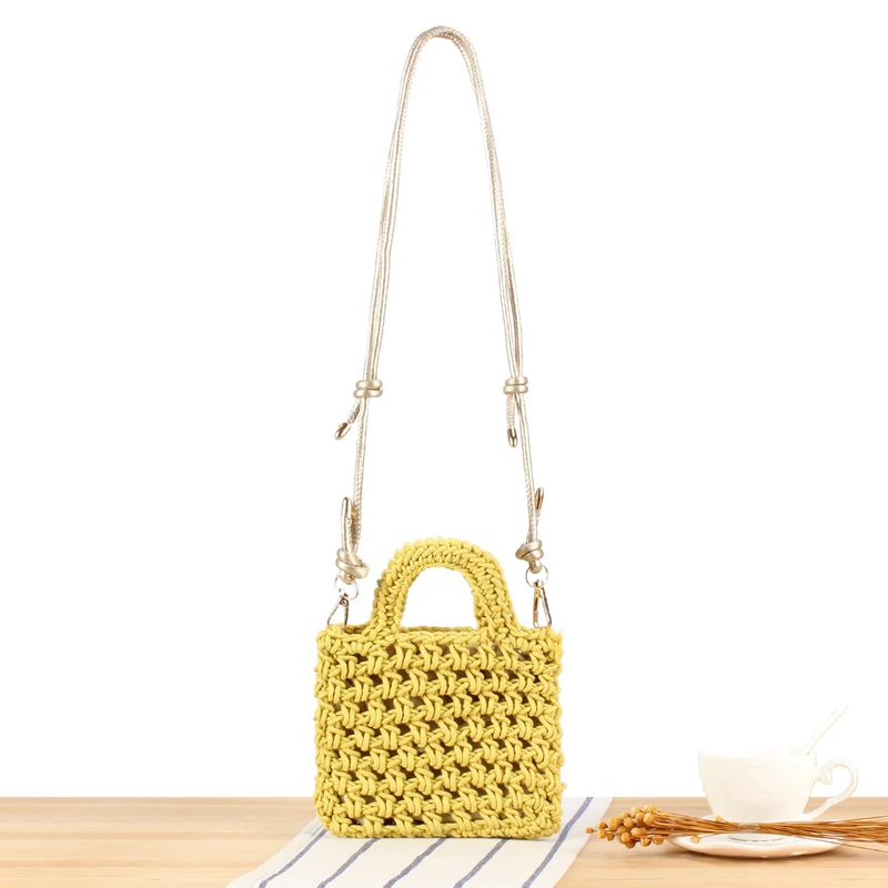 Handtasche im modernen Makramee-Design Skanto