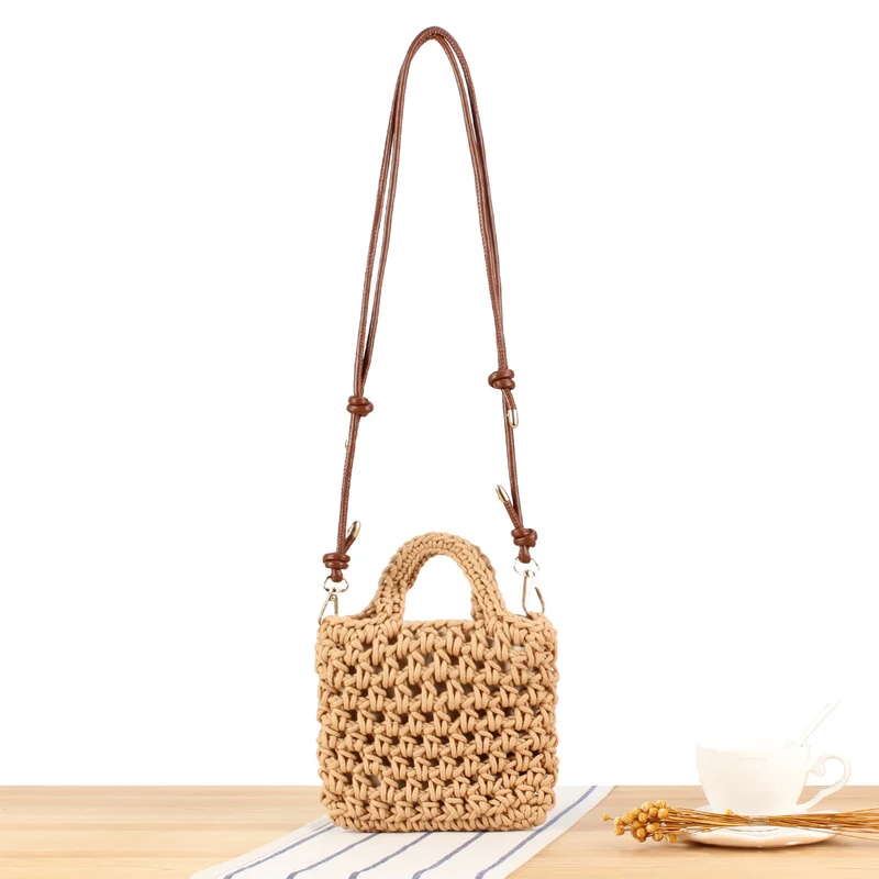 Handtasche im modernen Makramee-Design Skanto