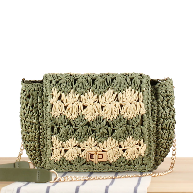 Handtasche im gewebten Blumendesign Skanto