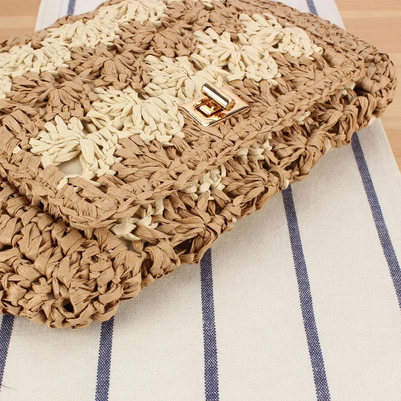 Handtasche im gewebten Blumendesign Skanto