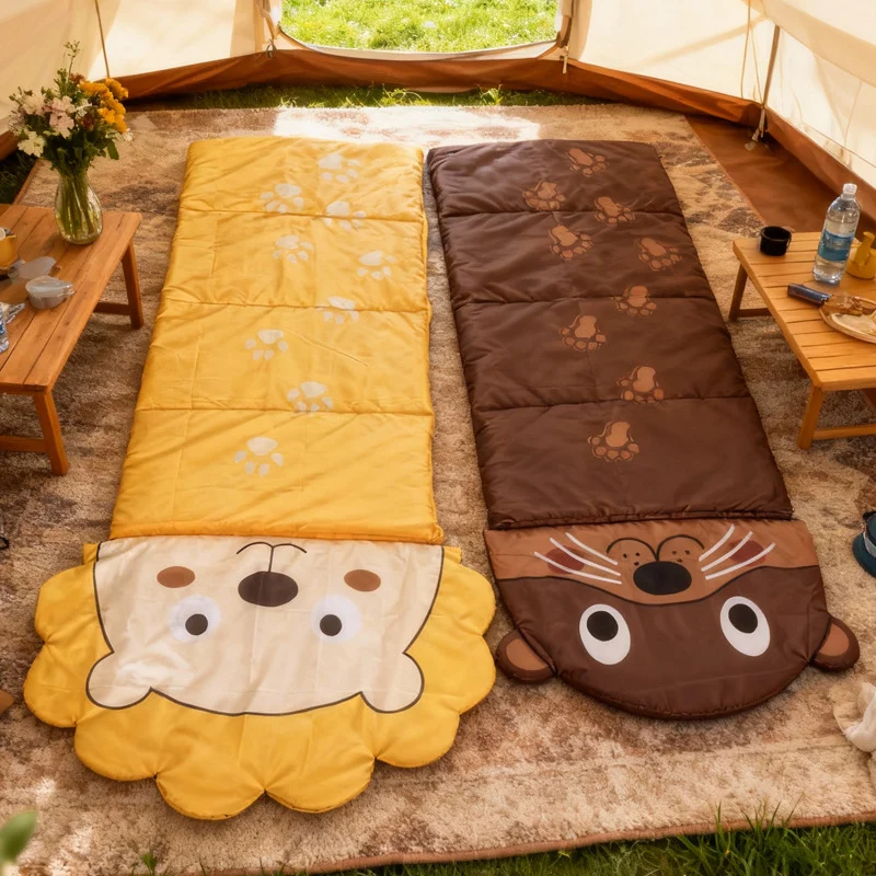 Kinder-Schlafsack mit Tiermotiv Skanto