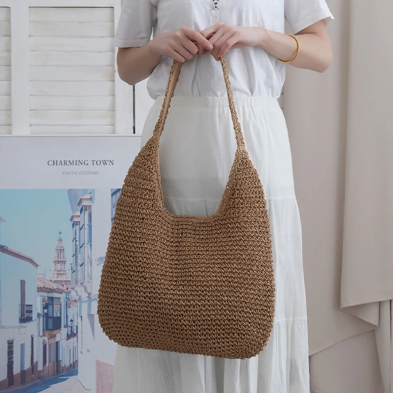 Handgefertigte Shopper-Tasche aus Naturmaterialien Skanto