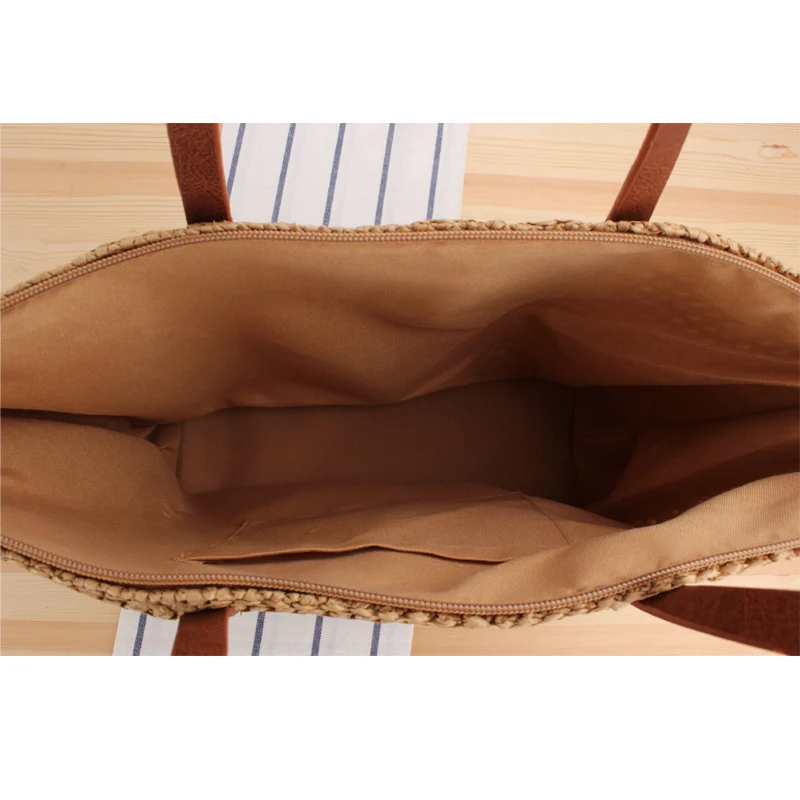 Stylische Strandtasche aus Naturmaterial Skanto