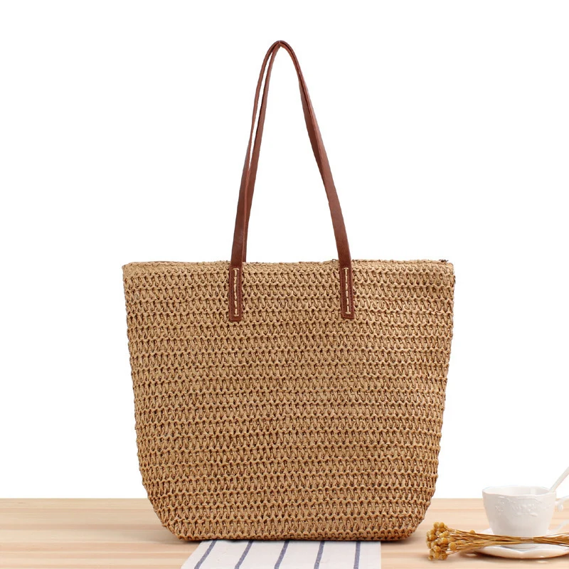 Stylische Strandtasche aus Naturmaterial Skanto