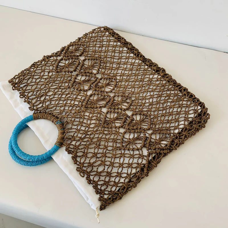 Handgemachte Makramee Strandtasche Skanto