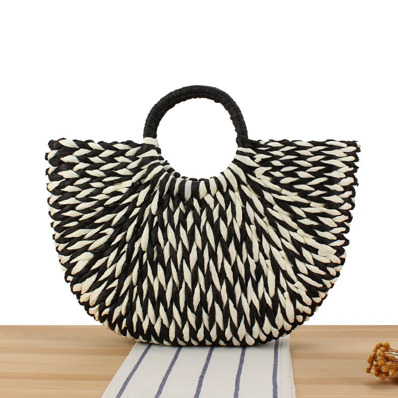 Geflochtene Strandtasche mit ergonomischem Griff Skanto