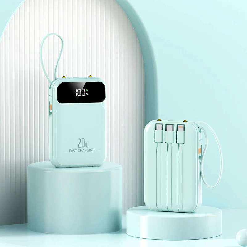Tragbare Powerbank mit Digitalanzeige von Skanto