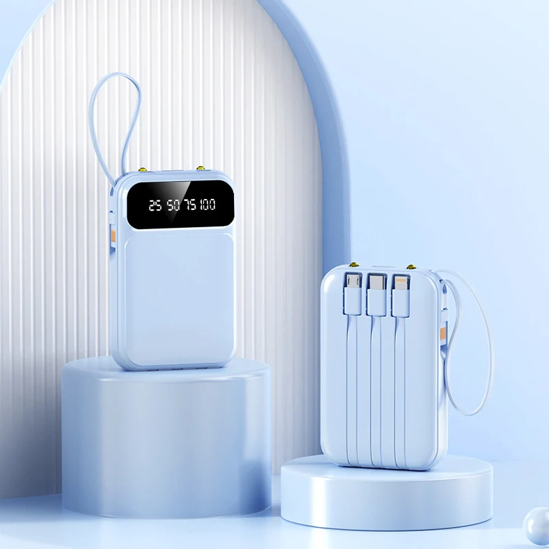 Tragbare Powerbank mit Digitalanzeige von Skanto