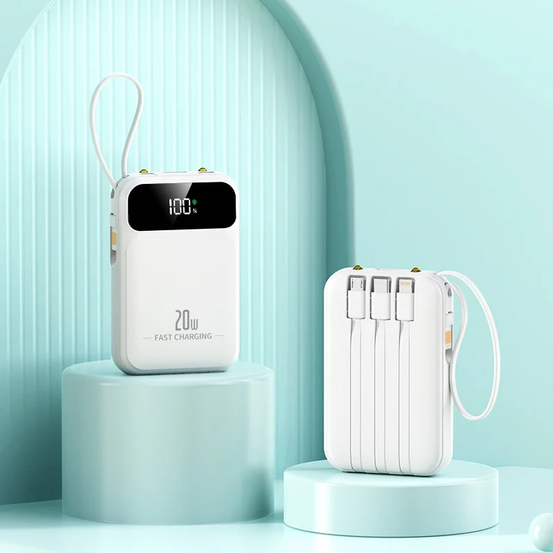 Tragbare Powerbank mit Digitalanzeige von Skanto