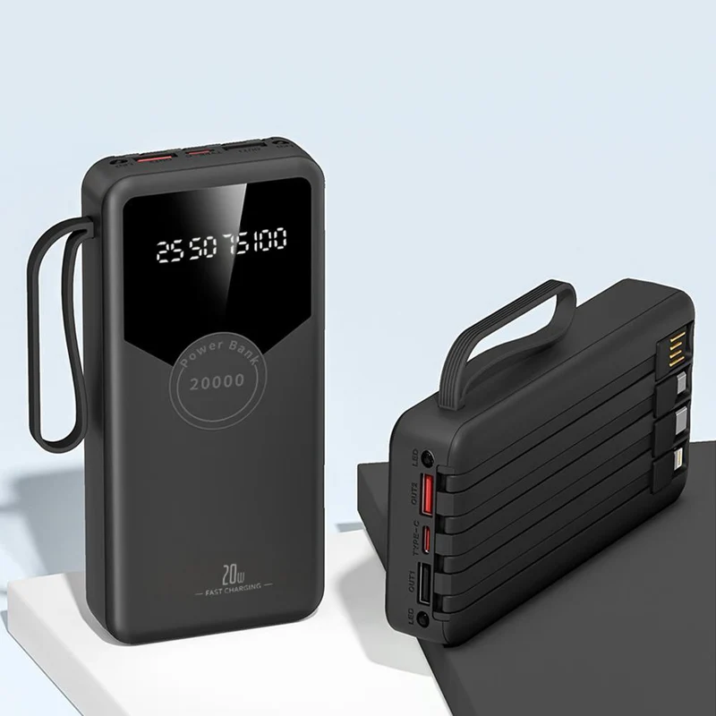 Powerbank mit Schnellladung und LED-Anzeige Skanto