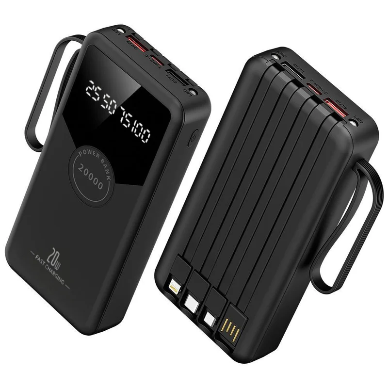 Powerbank mit Schnellladung und LED-Anzeige Skanto