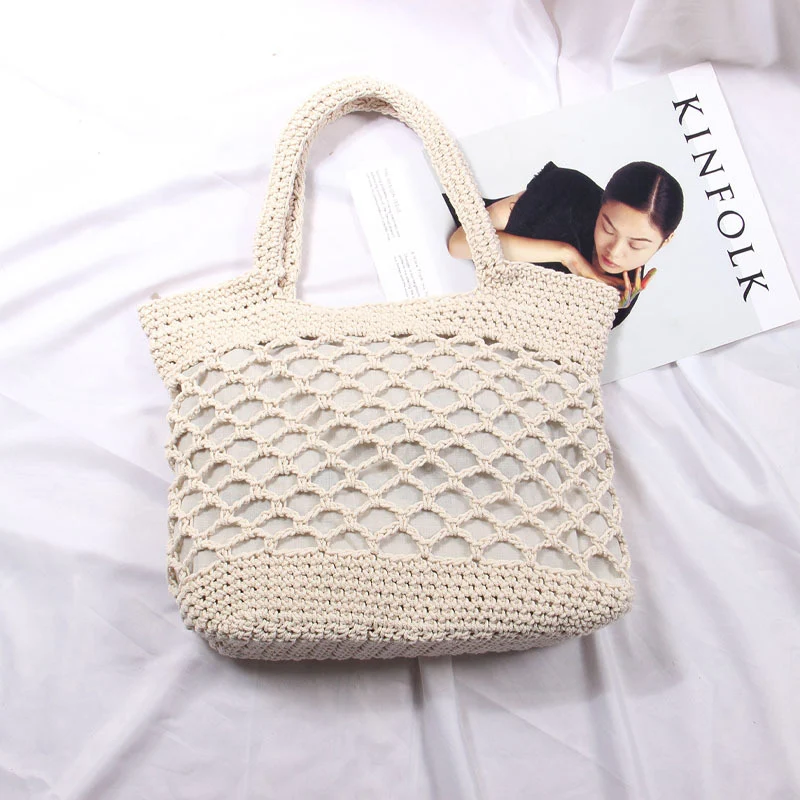 Handgeknüpfte Netztasche Skanto