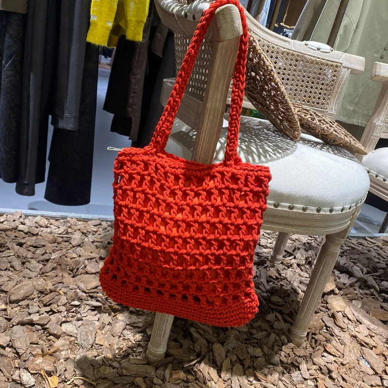 Handgeknüpfte Netztasche Skanto