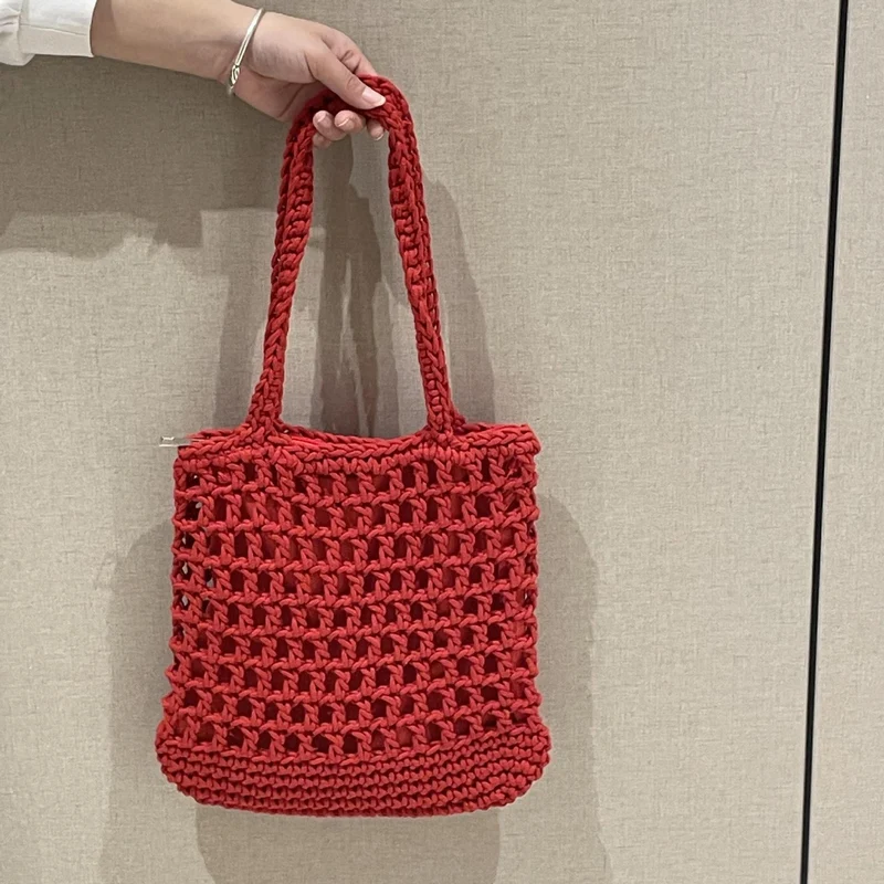 Handgeknüpfte Netztasche Skanto