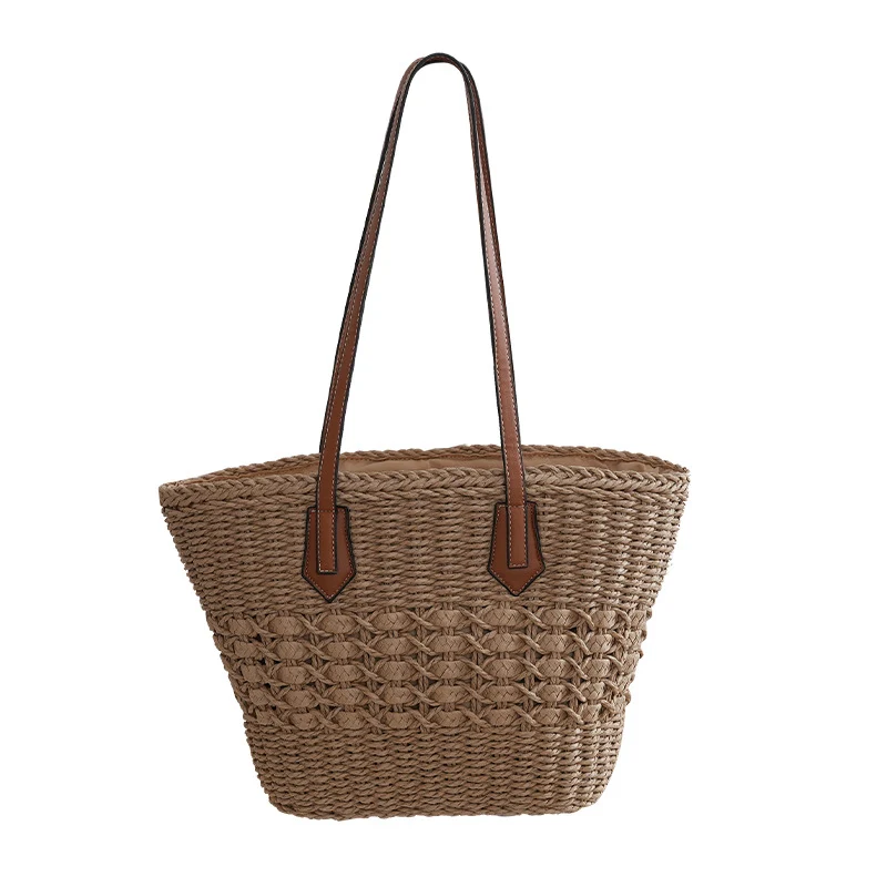 Handgefertigte Tragetasche und Strandtasche aus Naturmaterialien Skanto